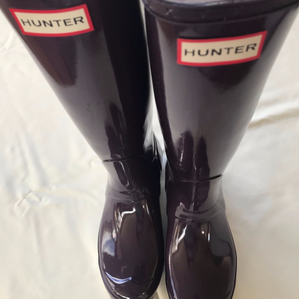 Hunter Purple Urchin Rain Boots